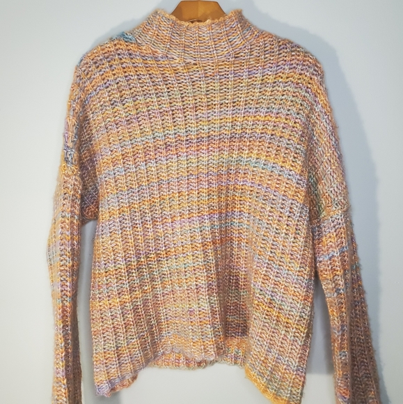 Marled Sweaters - Marled by Reunited Clothing Pastel Rainbow Sweater